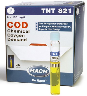 Chemical Oxygen Demand (COD) TNTplus Vial Test, LR (3-150 mg/L COD)